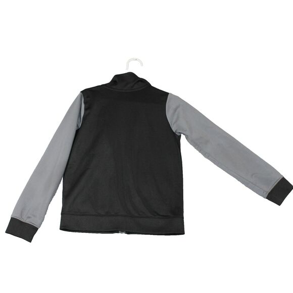 Boys Nike Jacket Size 6 Black And Grey Full Zip - Picture 3 of 5